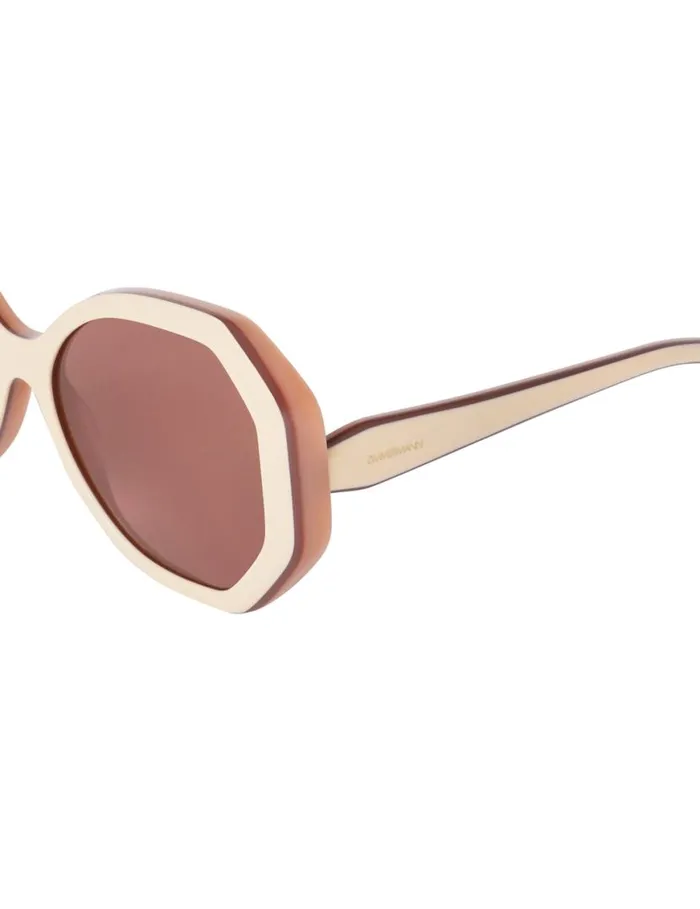 Zimmermann Sunglasses Zimmermann Uptempo Hexagon Cream 8211 Women