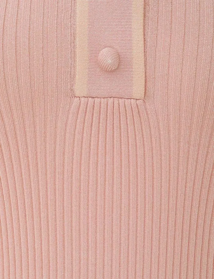Zimmermann Tops Metallic Polo Peach 8211 Women