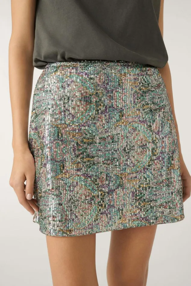 ZitaSequin Skirt Clothing Baandsh Skirts and Shorts