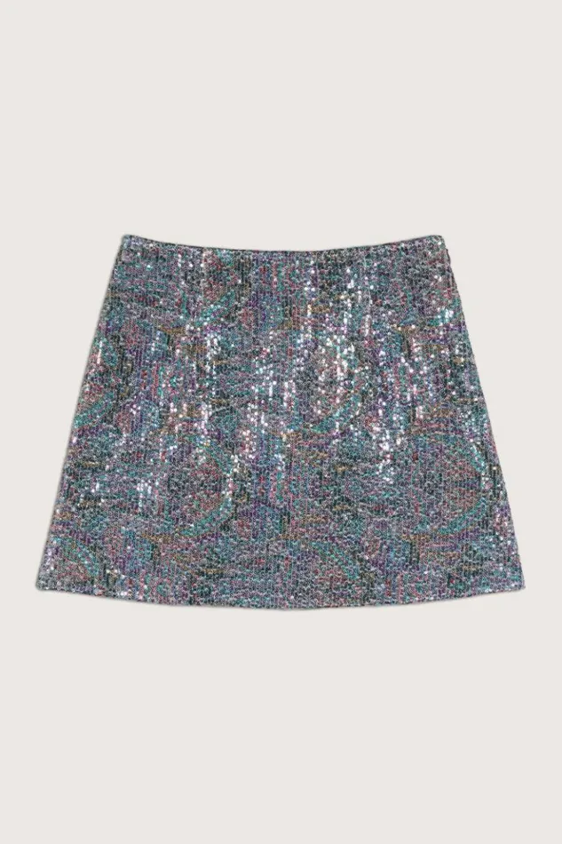 ZitaSequin Skirt Clothing Baandsh Skirts and Shorts