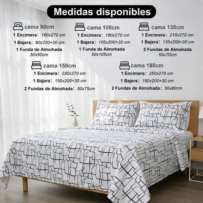 Printed Breathable Microfiber Sheet Set Adjustable Fitted Sheet 30 cm Pillowcases Set 3 4 Pieces Bed 90 105 135 150 180 Soft Washable Daily Use Various Designs
