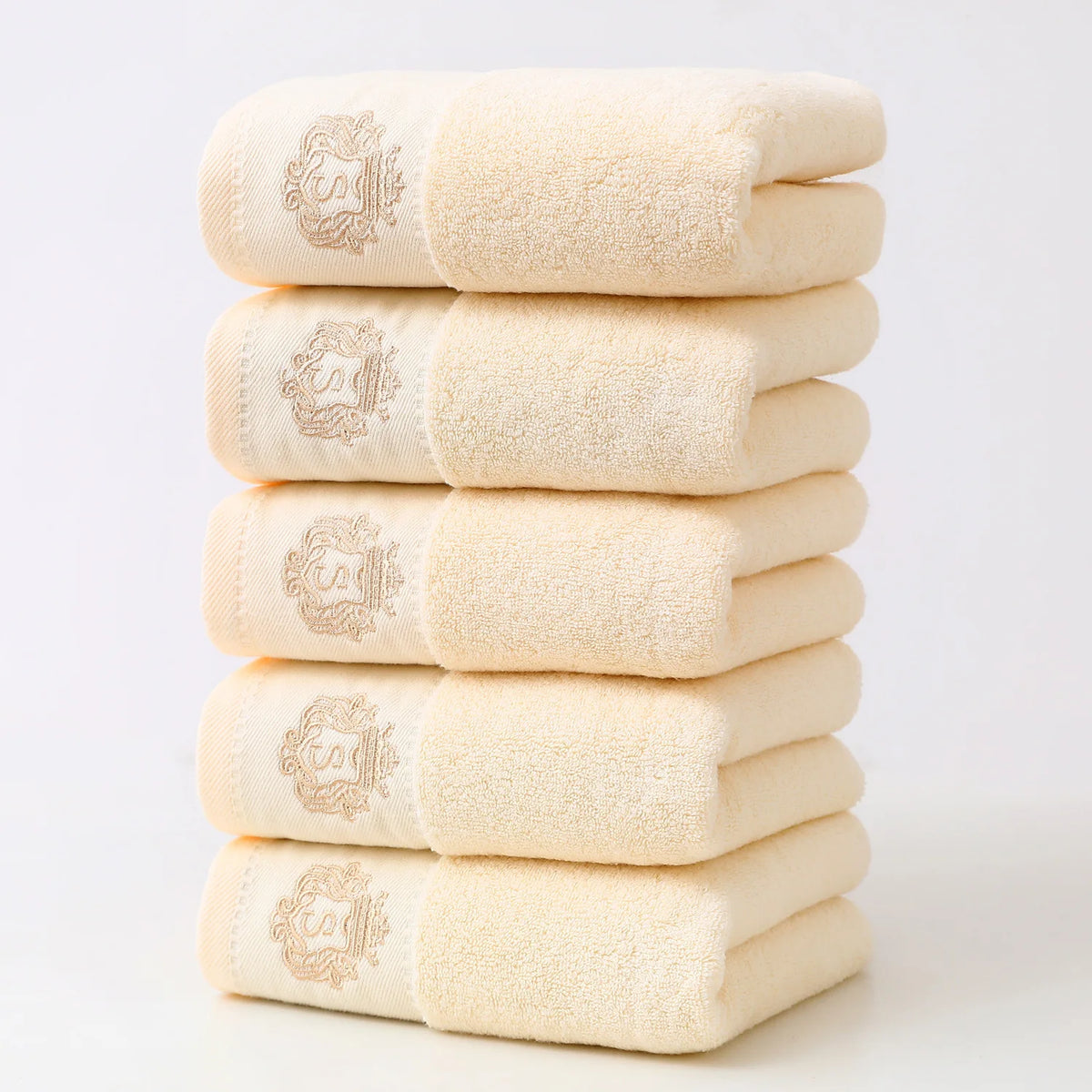 5Pcs Towels Gift Set - Thickened, Ultra Soft & Highly Absorbent, 35x75cm Towel, Men & Women Couples, Ideal for Daily Use