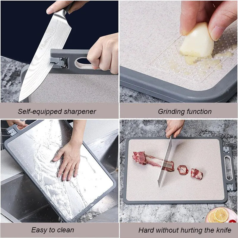 Stainless Steel 2-in-1 Cutting Board Food Grade Material Kneading Non-Stick Both Sides Available Home Cooking Dessert Daily Use