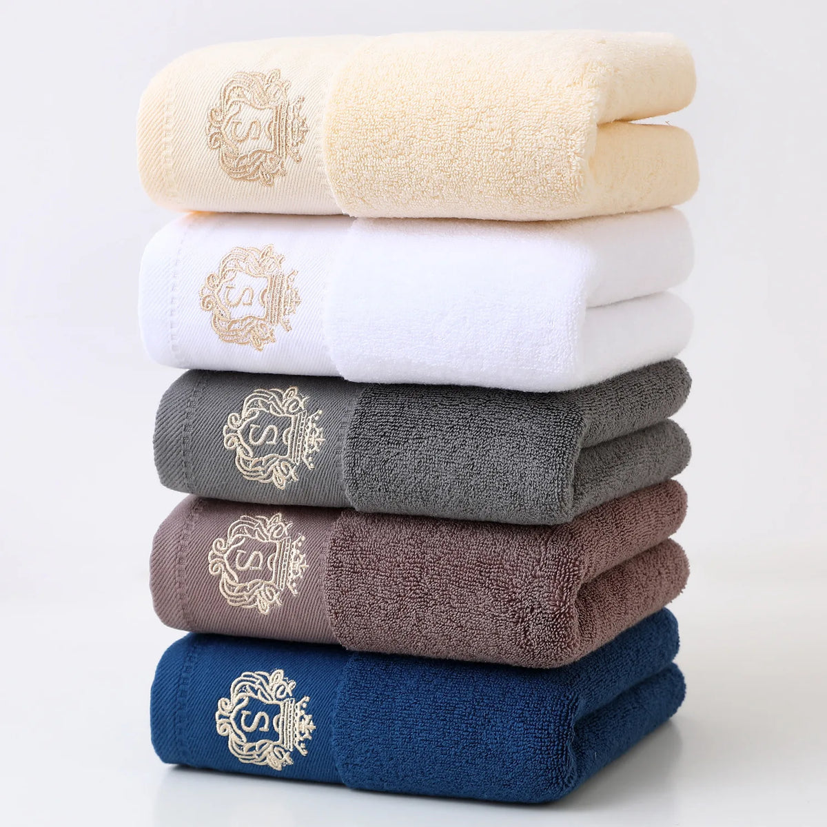 5Pcs Towels Gift Set - Thickened, Ultra Soft & Highly Absorbent, 35x75cm Towel, Men & Women Couples, Ideal for Daily Use