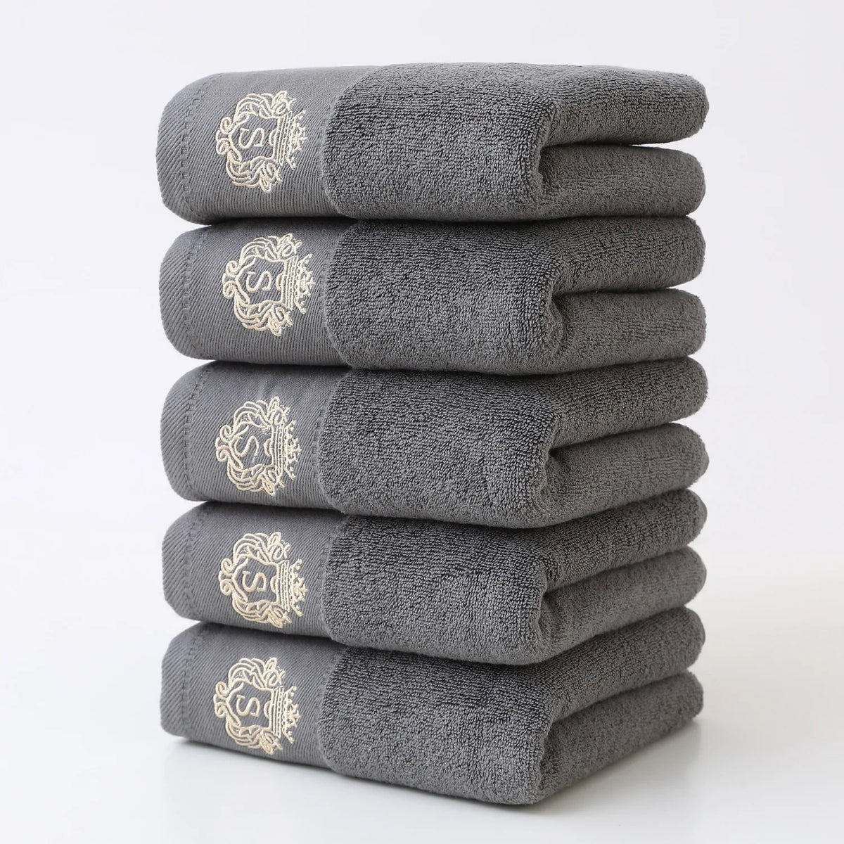 5Pcs Towels Gift Set - Thickened, Ultra Soft & Highly Absorbent, 35x75cm Towel, Men & Women Couples, Ideal for Daily Use