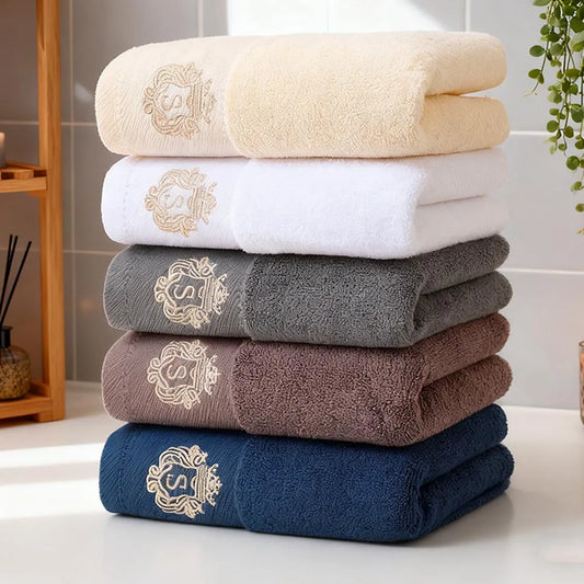5Pcs Towels Gift Set - Thickened, Ultra Soft & Highly Absorbent, 35x75cm Towel, Men & Women Couples, Ideal for Daily Use