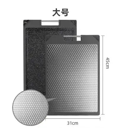 Stainless Steel 2-in-1 Cutting Board Food Grade Material Kneading Non-Stick Both Sides Available Home Cooking Dessert Daily Use